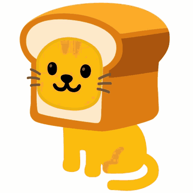 Bread Cat Sticker Bread Cat Discover Share GIFs