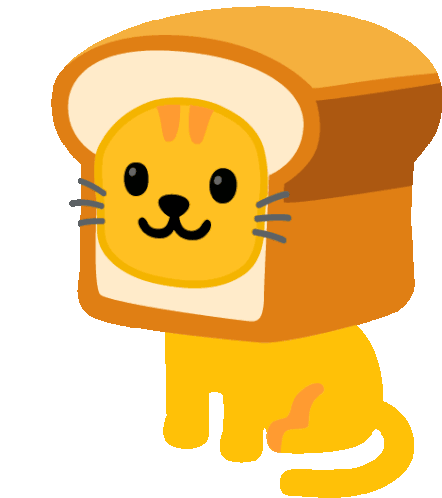 Bread Cat Sticker - Bread Cat Stickers