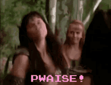 Xena Leah Hestia Warrior Princess Praise Pwaise GIF - Xena Leah Hestia Warrior Princess Praise Pwaise GIFs