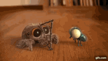 Spider Fly GIF - Spider Fly Playing Music GIFs