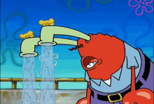 Mr Krabs Crying GIF - Mr Krabs Crying Faucets GIFs