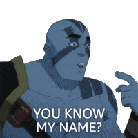 You Know My Name Grog Strongjaw Sticker - You Know My Name Grog Strongjaw The Legend Of Vox Machina Stickers