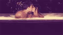 Bath Kissing GIF - Bath Kissing Love GIFs