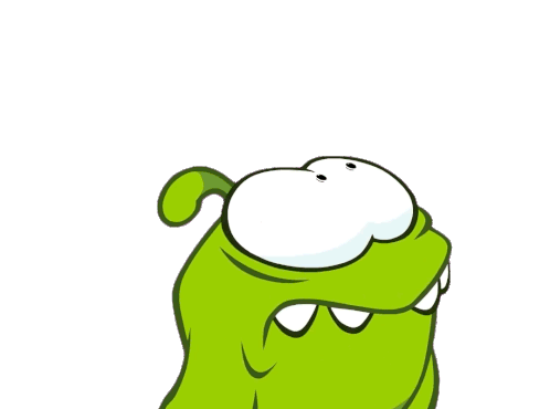 Time To Get Serious Om Nom Sticker - Time To Get Serious Om Nom Cut The Rope Stickers