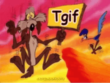 tgif looney toons friday road runner coyote