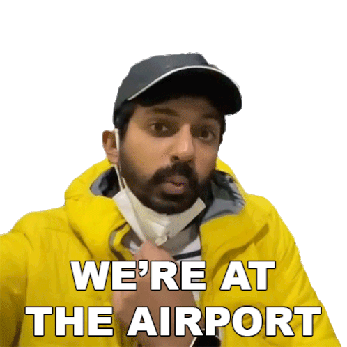 Were At The Airport Faisal Khan Sticker - Were At The Airport Faisal Khan In The Airport Stickers