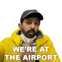 Were At The Airport Faisal Khan Sticker - Were At The Airport Faisal Khan In The Airport Stickers