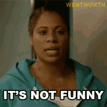 Its Not Funny Doreen Anderson GIF - Its Not Funny Doreen Anderson Wentworth GIFs