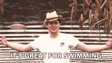 Its Great For Swimming Brandon Reed Welsh GIF - Its Great For Swimming Brandon Reed Welsh Corl GIFs
