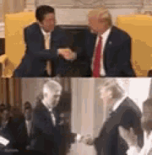 Handshake Trump GIF - Handshake Trump Japanese GIFs