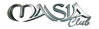 a logo for dasia club is shown in silver