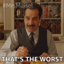 That'S The Worst Abe Weissman GIF - That'S The Worst Abe Weissman The Marvelous Mrs Maisel GIFs