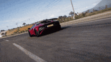 Forza Horizon 5 Lamborghini Aventador Superveloce GIF - Forza Horizon 5 Lamborghini Aventador Superveloce Driving GIFs