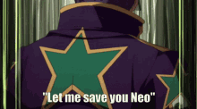 let me save you neo