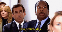 steve carell its pretzel day the office what
