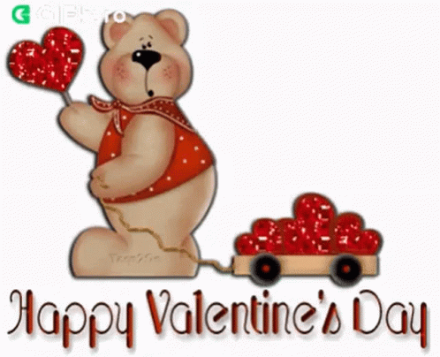 Happy Valentines Day Gifkaro GIF - Happy Valentines Day Gifkaro Happy  Hearts Day - Discover & Share GIFs