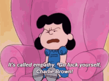 lucy peanuts empathy charlie brown