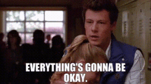 Glee Finn Hudson GIF - Glee Finn Hudson Everythings Gonna Be Okay GIFs