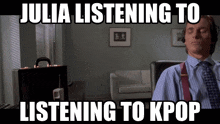 Julia Kpop GIF - Julia Kpop Julia Listening To Kpop GIFs