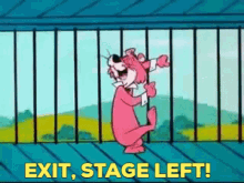 Snagglepuss Exit Stage Left GIF - Snagglepuss Exit Stage Left Exit GIFs