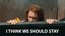 I Think We Should Stay Saul Silver GIF