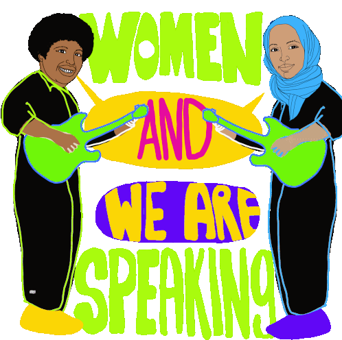 Celebrate Black Women Celebrate Muslim Women Sticker - Celebrate Black Women Celebrate Muslim Women Diversity Stickers
