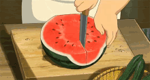スイカバー スイカ　夏　甘いもの GIF - Watermelon Slice Cut GIFs