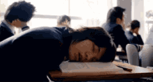 Falling Asleep In Class GIF - Learning GIFs