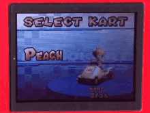 Peach Princess Peach GIF - Peach Princess Peach Mario Kart GIFs