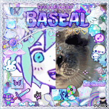 a picture of a seal and a picture of a girl with the word baseal on top