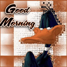 Good Morning Daffy Duck GIF - Good Morning Daffy Duck Glitter GIFs