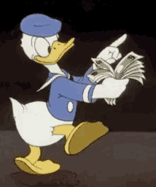 Donald Duck Counting Money GIF - Donald Duck Counting Money Rich GIFs
