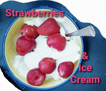 cream strawberries