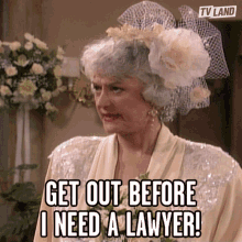 Get Out I Need A Lawyer GIF - Get Out I Need A Lawyer Pissed Off GIFs