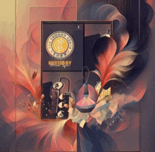 a poster for the common crew show has a floral design on it