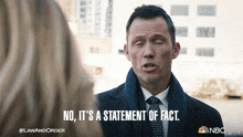 No Its A Statement Of Fact Detective Frank Cosgrove GIF - No Its A Statement Of Fact Detective Frank Cosgrove Law And Order GIFs