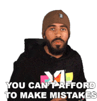 You Cant Afford To Make Any Mistakes Freemedou Sticker - You Cant Afford To Make Any Mistakes Freemedou Excel Esports Stickers