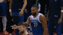 Rudy Gobert Money Sign Getting Paid GIF