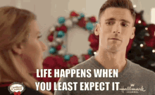 Andrew Walker Merry And Bright GIF - Andrew Walker Merry And Bright Life Happens GIFs