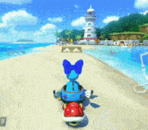Mario Kart 8 Blue Birdo GIF - Mario Kart 8 Blue Birdo Birdo GIFs
