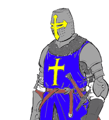 Crusader Knight Sticker - Crusader Knight Stickers