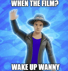 when the film wake up wanny is written on the poster