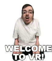 Welcome To Vr Ricky Berwick Sticker - Welcome To Vr Ricky Berwick Welcome To Virtual Reality Stickers