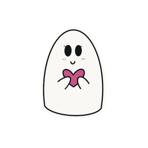 Ghosttwf Heart Sticker - Ghosttwf Heart Cute - Discover & Share GIFs