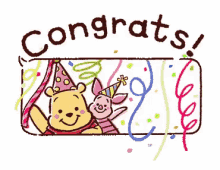 Congrats Winnie The Pooh GIF