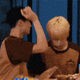 a man wearing a shirt that says ' seoul ' on the back