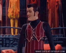 Robbie Rotten Dance Moves GIF