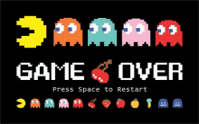 Pacman Game Over GIF - Pacman Game Over Ghost GIFs