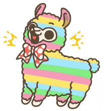 Yes Colored Sheep GIF