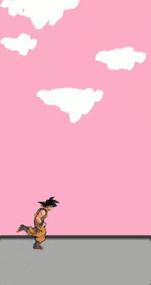 Goku Running GIF
